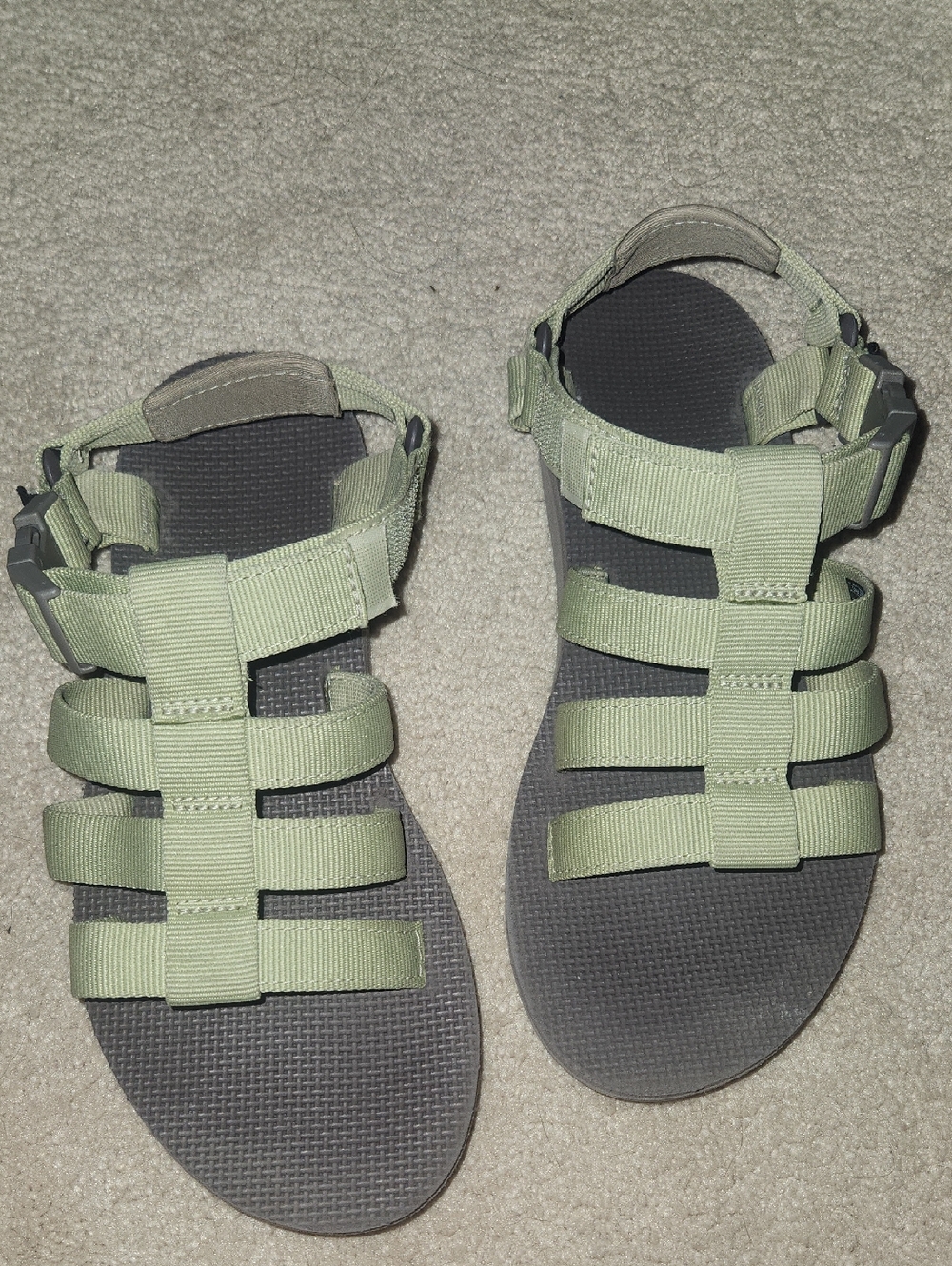 Teva Olive Green Strap Sport Sandals